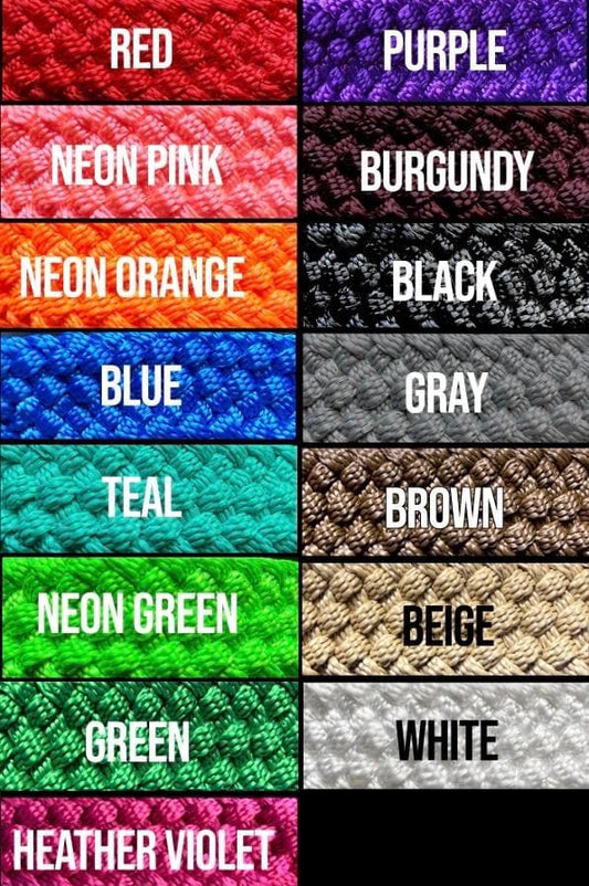 Mini/Foal Mule Tape Halters with Matching Lead Line- Assorted colors