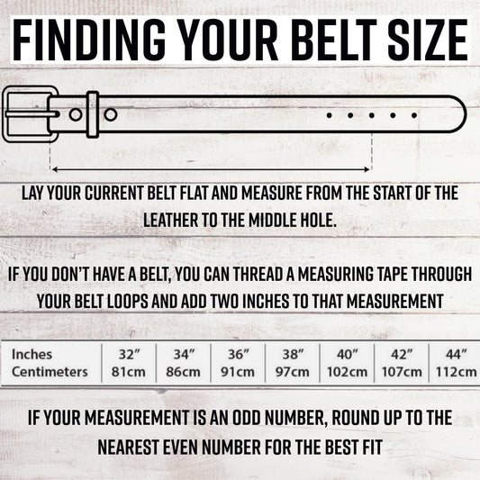 Handmade Leather Belt with Silver Buckle and Conchos - Hermann Oak Leather