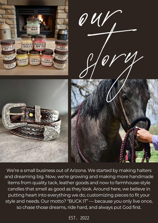 Mule Tape Mecate Rein for Hackamore- Color Red - Does NOT include Hackamore