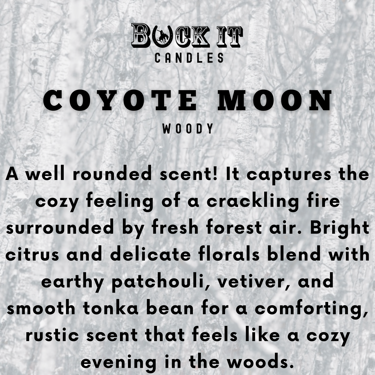 Coyote Moon Candle(Cracklin Birch Scent)