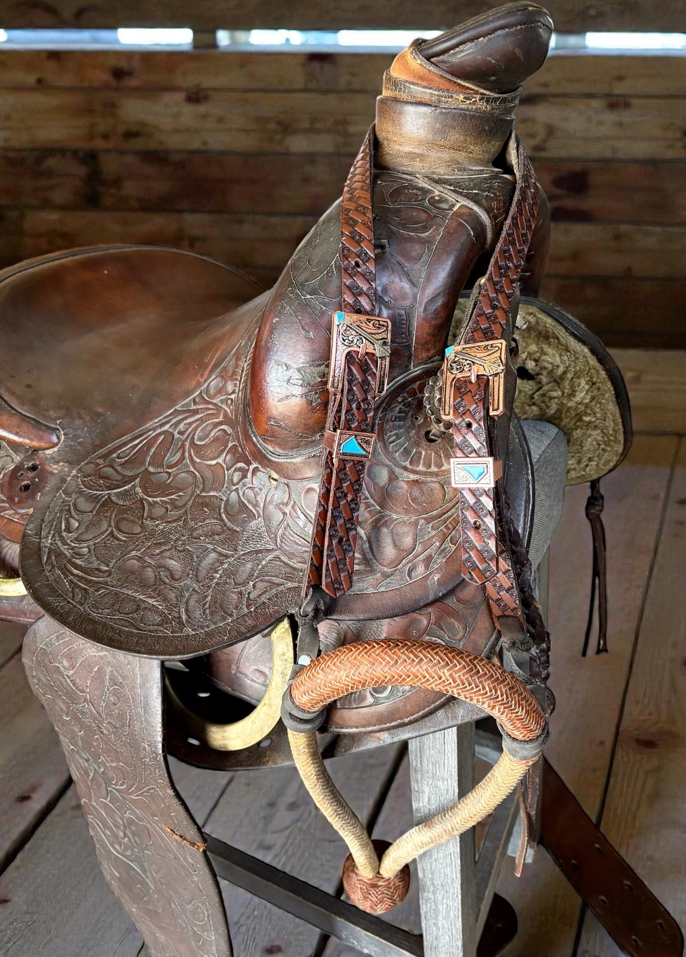 Hackamore/Bosal Hanger - Arrow - Hermann Oak Leather