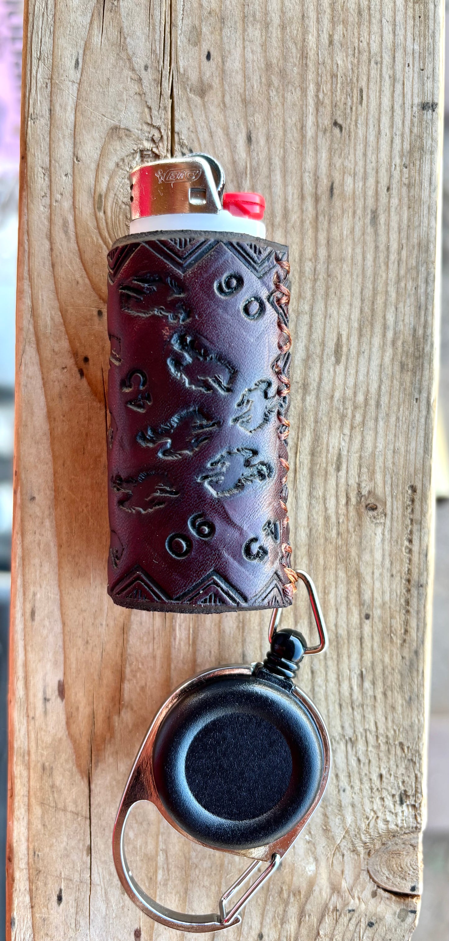 Ride Rank: Handcrafted Leather Lighter Case (Lighter not included)