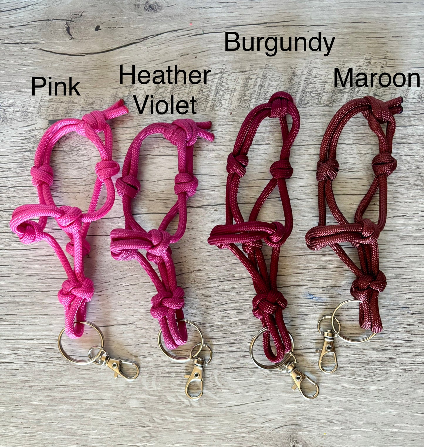 Words of Inspiration Leather Halter Keychain - Gift Items