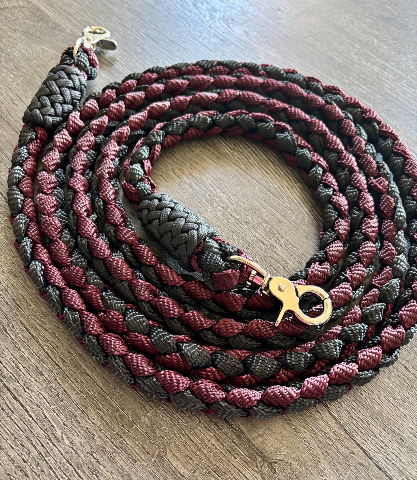 Mule Tape Roping Reins (Round Braid)