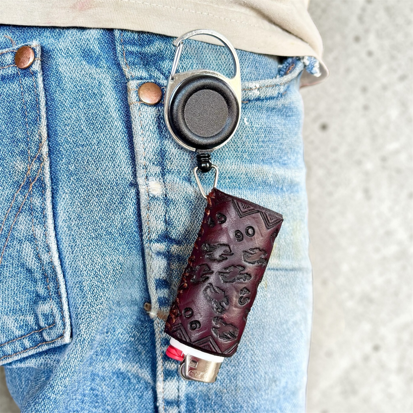 Ride Rank: Handcrafted Leather Lighter Case (Lighter not included)