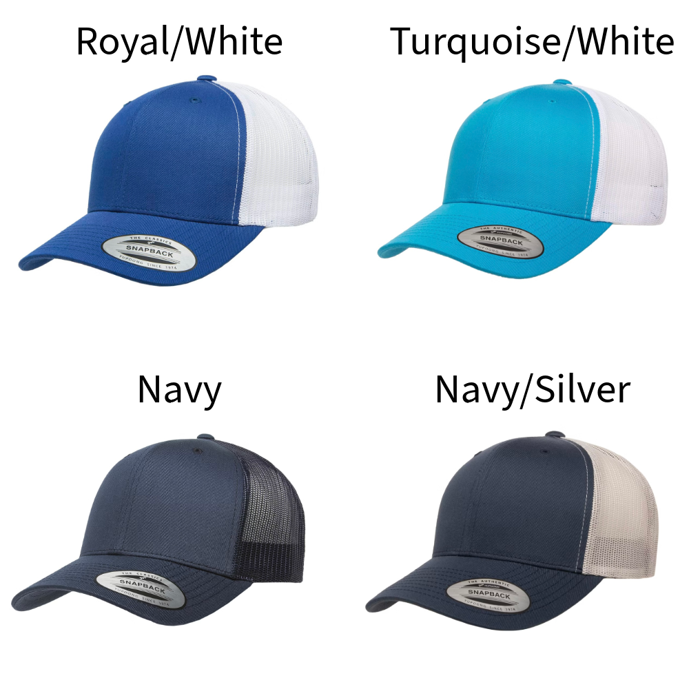 Personalized Leather State Patch Hat - Adult Snapback