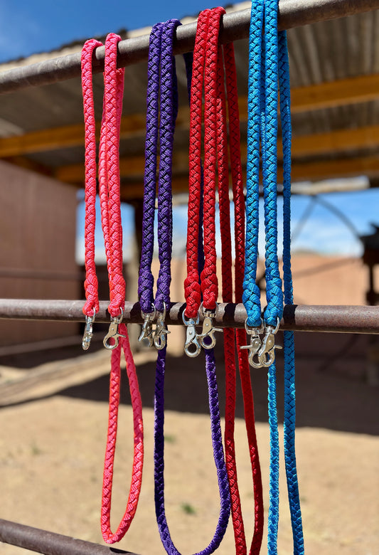 Mule Tape Roping Reins (Flat Braid)