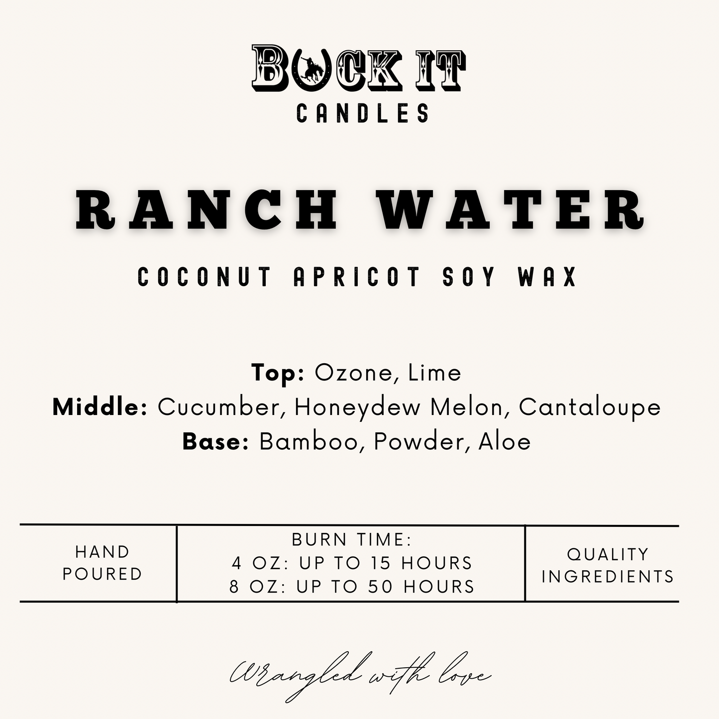 Ranch Water (Cucumber Water and Melon Scent)