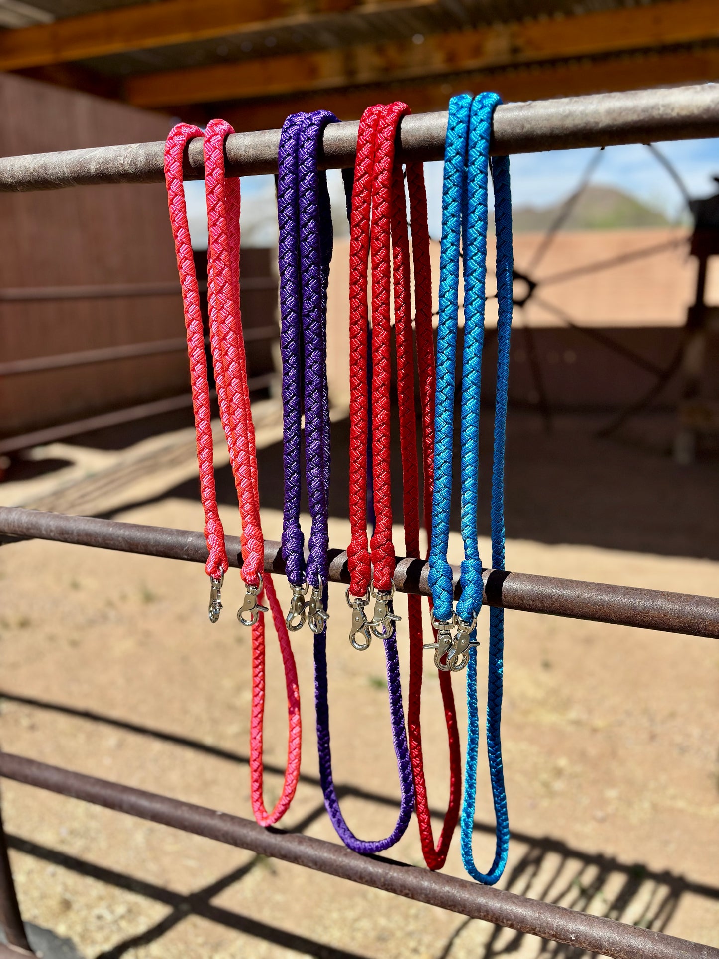 Mule Tape Roping Reins (Flat Braid)