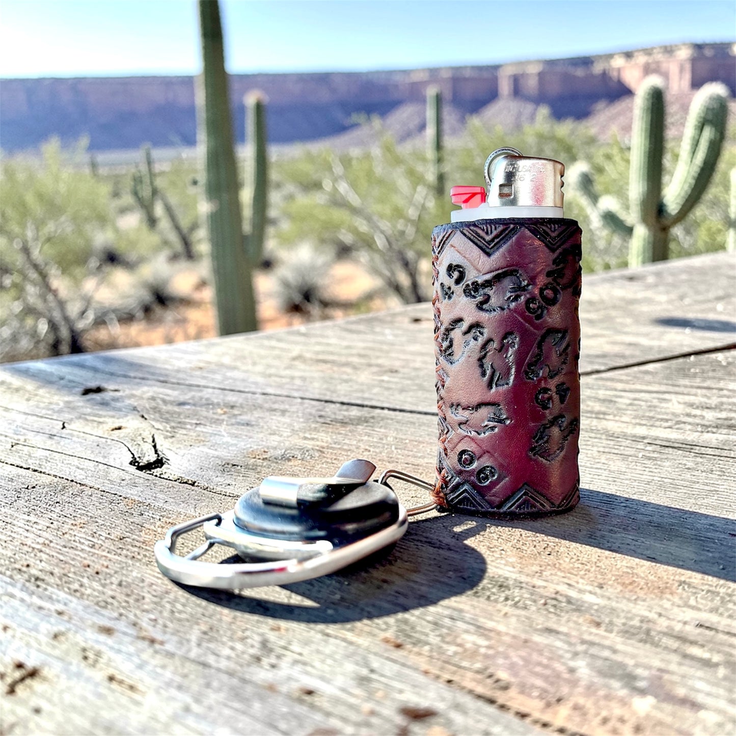 Ride Rank: Handcrafted Leather Lighter Case (Lighter not included)