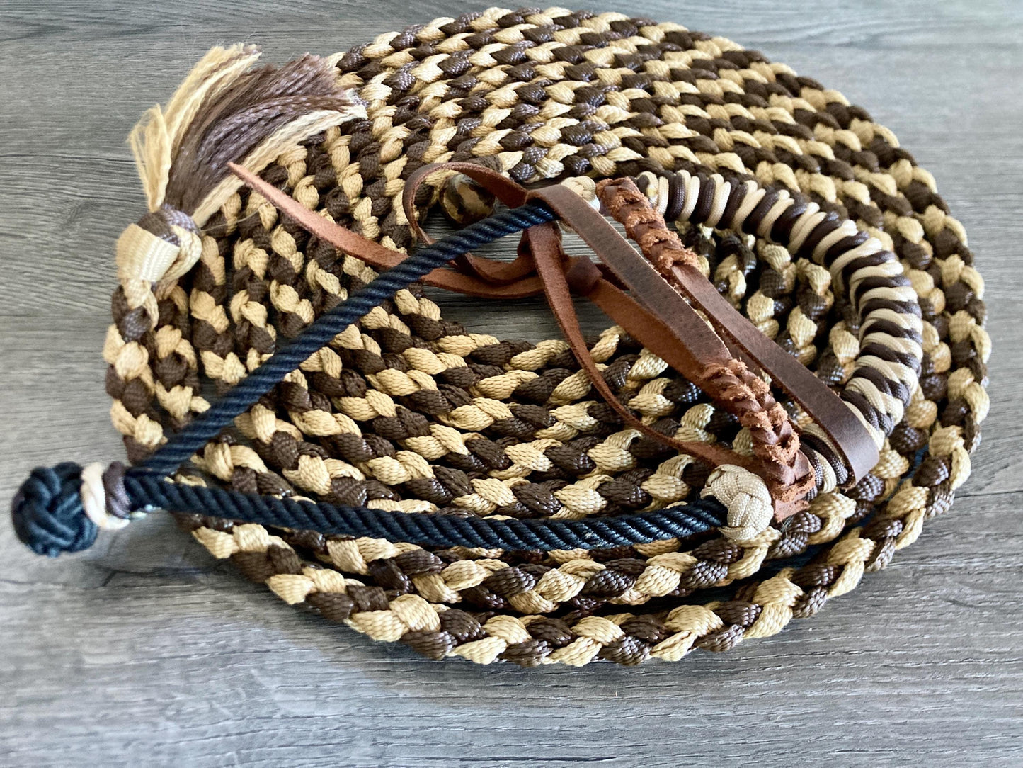 CUSTOM Lariat Hackamore and Mecate Set - Fits Most Horses - Made to Order