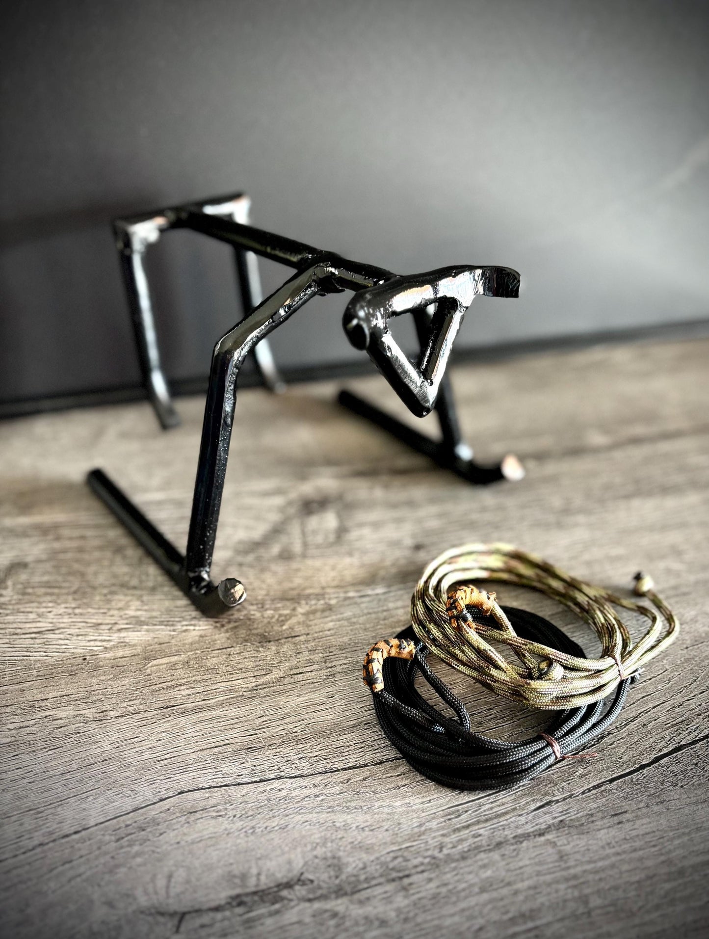 Mini Roping Dummy - All Metal - Table Roping Dummy with Paracord Lariat Ropes - Roping Gifts - Made to Order