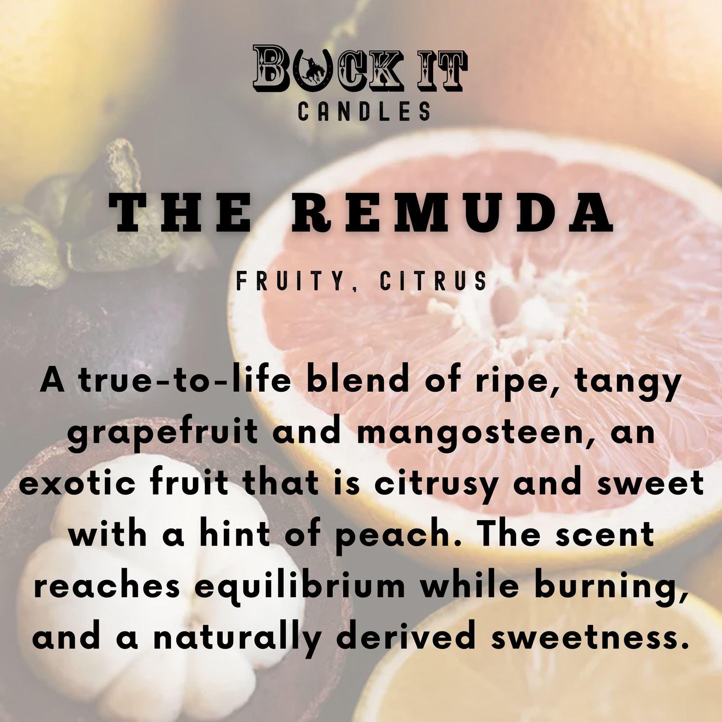 The Remuda (Grapefruit and Mangosteen Scent): Western Candles, Rustic Candles, Hand-Poured in Arizona, Coconut Apricot Soy Wax