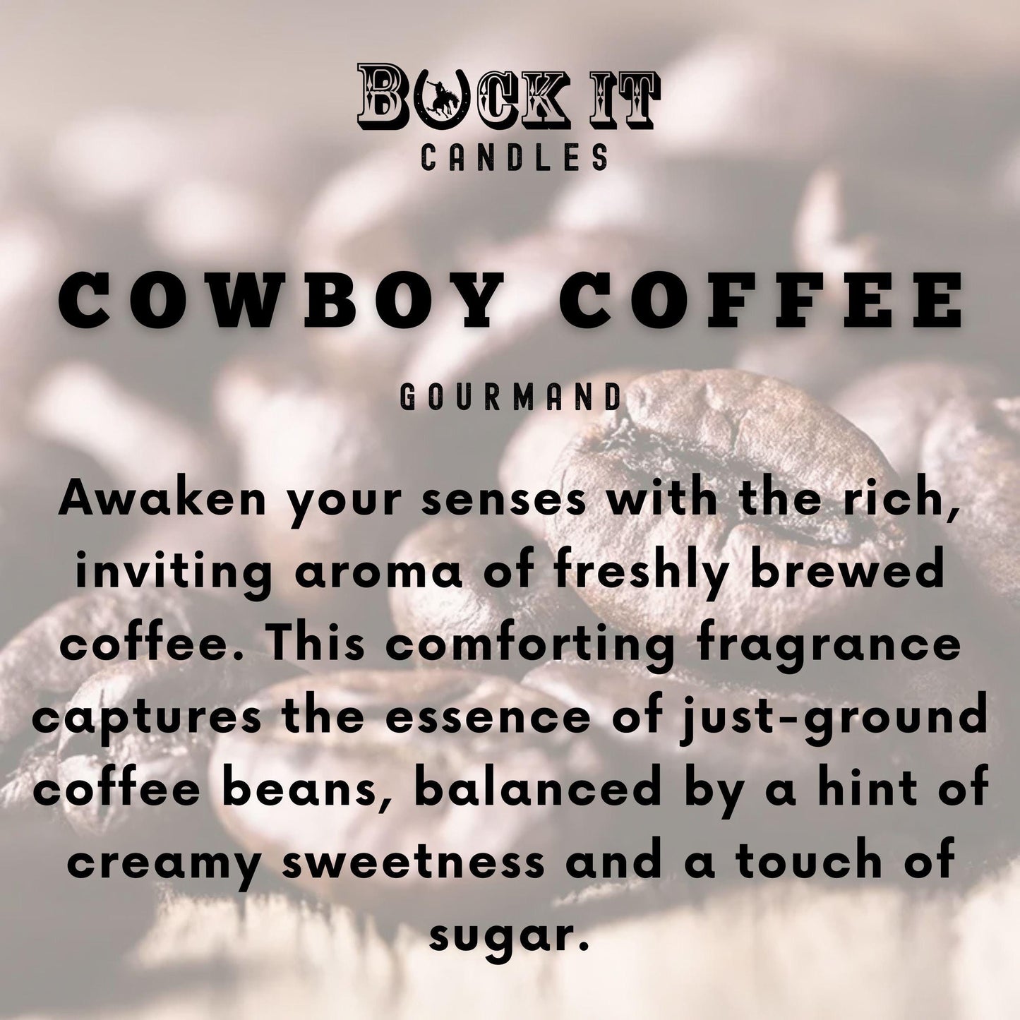 Cowboy Coffee (Fresh Coffee Scent): Western Candles, Rustic Candles, Hand-Poured in Arizona, Coconut Apricot Soy Wax